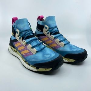 Adidas Boost Terrex Free Hiker Primeblue Waterproof  Sneakers SZ 10.5